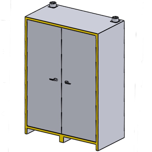 [208000056] Armoire de sécurité EN 14470-1 et EN 1363-1 30 minutes - 2 fûts