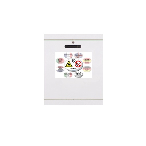 [208000074] Armoire de sécurité EN 14470-1 90 minutes - sous-paillasse 1 porte tiroir