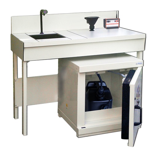 [208000095] Armoire de sécurité EN 14470-1 90 minutes - sous-paillasse 1 porte - pour récupération de déchets