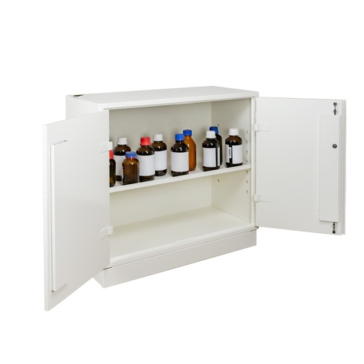 [208000166] Armoire de sécurité pour produits inflammables, toxiques ou nocifs - Basse 2 portes - Profondeur 450 mm