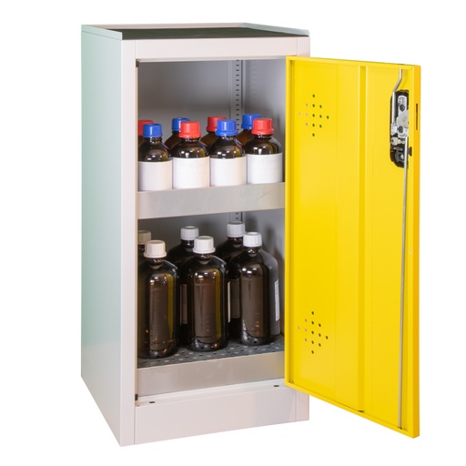 [208000191] Armoire de sûreté bicolor porte Jaune - 80L