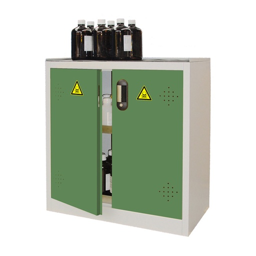 [208000197] Armoire de sûreté bicolor porte Verte - 155L