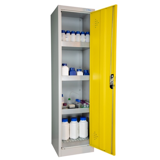[208000199] Armoire de sûreté bicolor porte Jaune - 150L