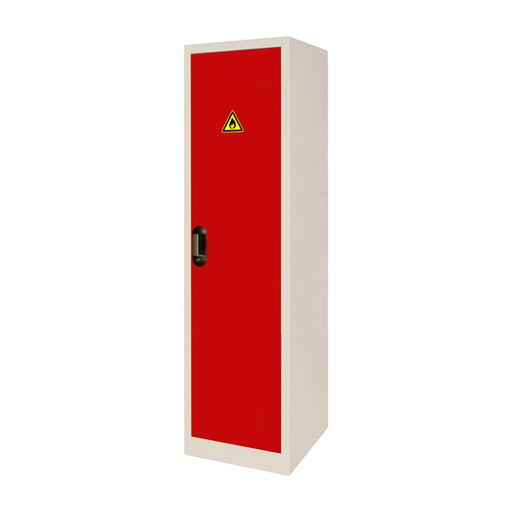 [208000200] Armoire de sûreté bicolor porte Rouge - 150L