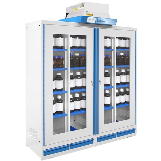 [208000346] Armoire de sécurité à filtration - Haute 2 portes - 4 compartiments