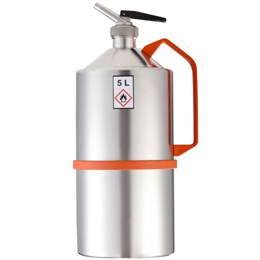 [208000426] Bidons de sécurité 5l avec bec doseur de précision 1¼", poli 