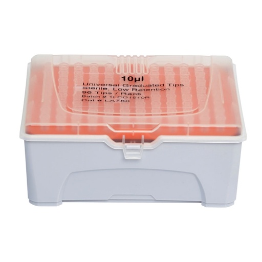 Non-Barrier Tips, Max capacity 10 µl