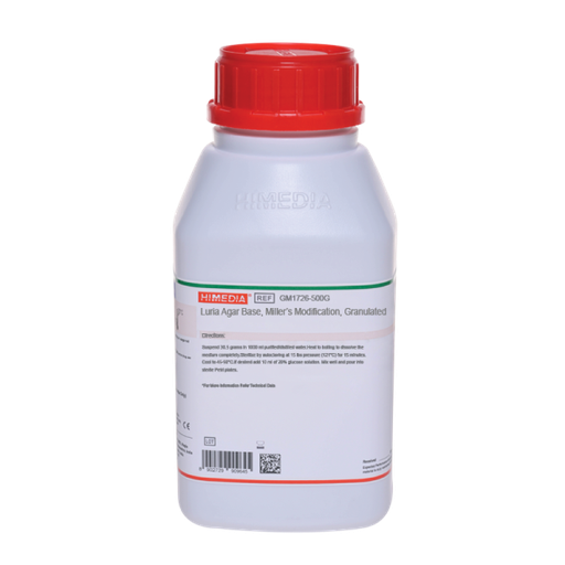 [GM1726-500G] Luria Agar Base, Miller's Modification, Granulated - 500G