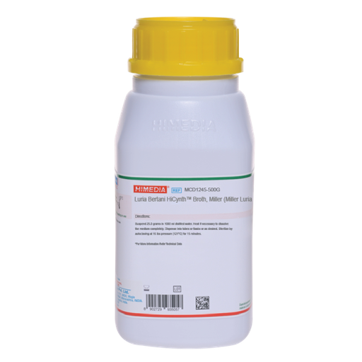 [MCD1245-500G] Luria Bertani HiCynth™ Broth, Miller (Miller Luria Bertani HiCynth™ Broth) - 500G