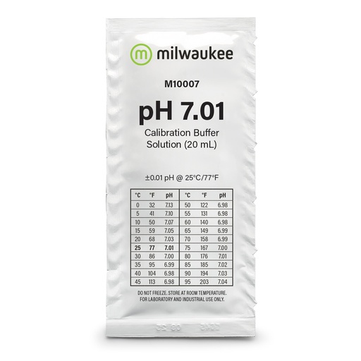 [144M10007B] Milwaukee Solution Tampon PH 7 - 25 Sachets de 20 ml