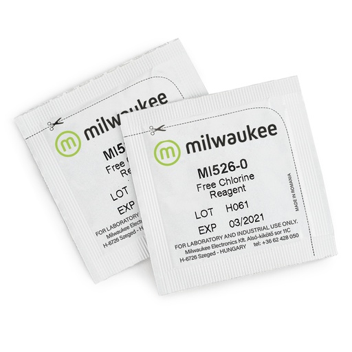 [144MI526-25] Milwaukee Réactif en Poudre pour le Chlore Libre MI526-25