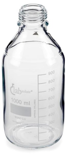 [LZE119] Bouteille en verre pour réactif, pour AT/KF1000, 1L